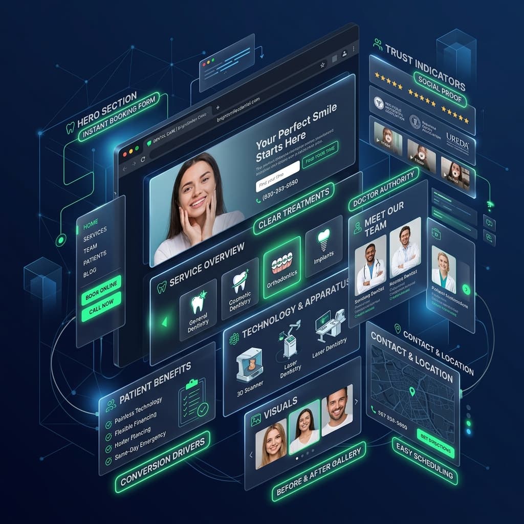 The Anatomy of a High-Converting Dental Clinic Website